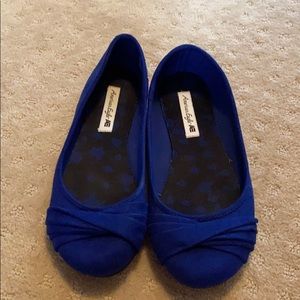 Payless American Eagle Blue Ballet Flats Size 8